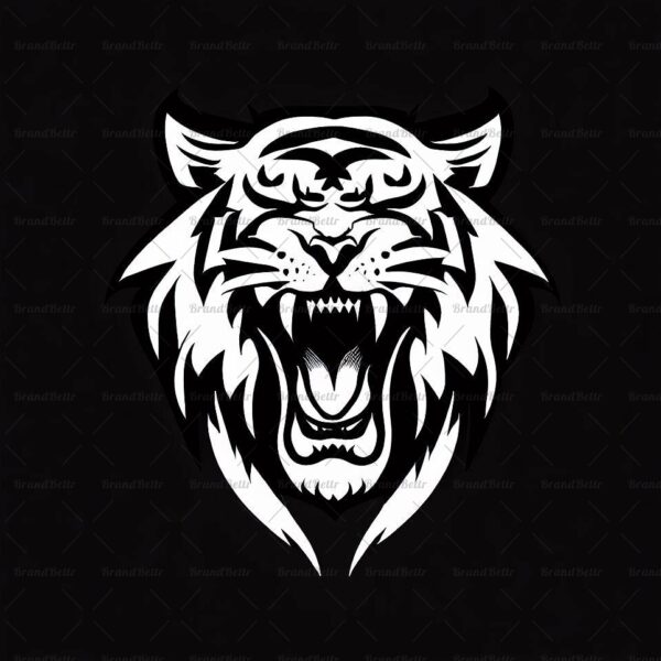 Brüllender Tiger